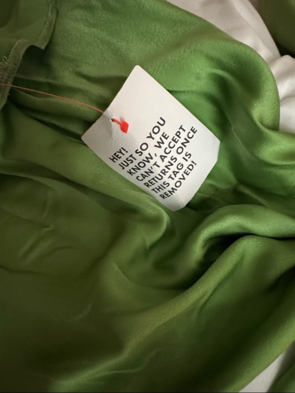ASOS DESIGN satin maxi dress with extreme drape sleeve and open back in olive - Picture 4 of 4